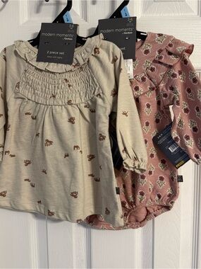 Modern moments baby dress and romper bundle